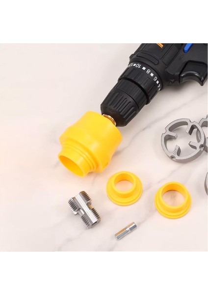 6425 Pvc Pprc Boru Için Iç ve Dış Diş Açma Aparatı Seti 9 Parça