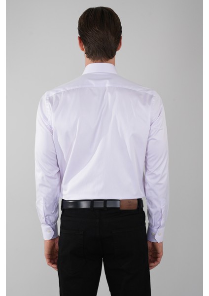 Klasik Yaka Regular Fit Pembe Uzun Kol Cepsiz Erkek Gömlek GMKLS250061_C29 fiyatları