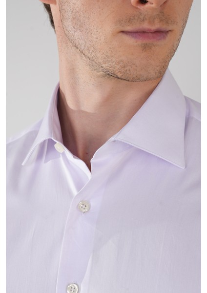 Klasik Yaka Regular Fit Pembe Uzun Kol Cepsiz Erkek Gömlek GMKLS250061_C29 modelleri