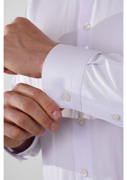 Klasik Yaka Regular Fit Pembe Uzun Kol Cepsiz Erkek Gömlek GMKLS250061_C29 fırsatları