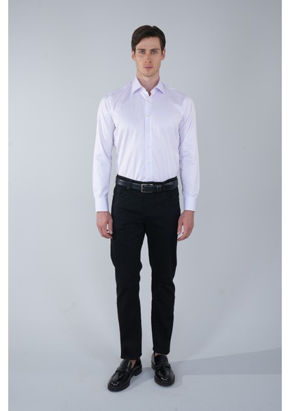 Klasik Yaka Regular Fit Pembe Uzun Kol Cepsiz Erkek Gömlek GMKLS250061_C29 indirimleri