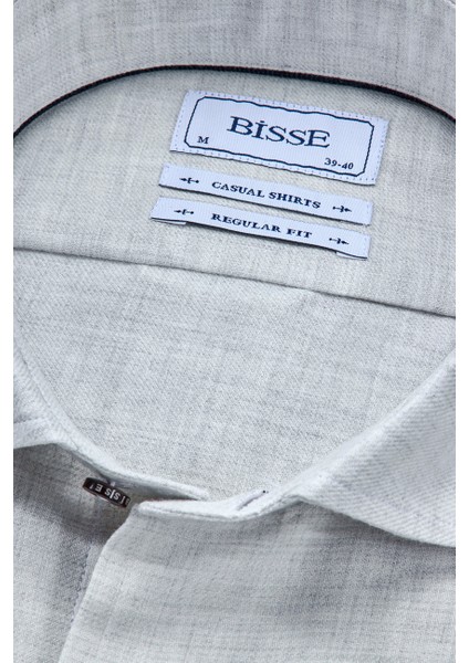 Regular Fit İtalyan Yaka Taş Pamuk Erkek Gömlek GMFLN0222303221_D60 fırsatları