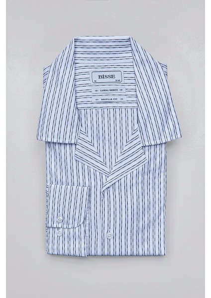 Regular Fit Apaj Yaka Beyaz Basic Spor Erkek Gömlek GMCZG1722300204_D01 modelleri