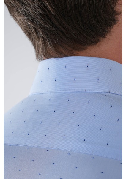 Mavi Uzun Kollu Pamuk Basic Erkek Cepsiz Gömlek GMKLS250008_D35 fırsatları