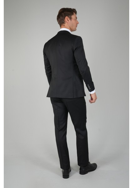 Gri Kırlangıç Yaka Çift Yırtmaçlı 6 Drop Yün Takım Elbise PTK24K24211_D99 fiyatları