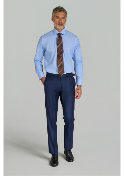Mavi Regular Fit İtalyan Yaka Cepsiz Erkek Gömlek GMKLS250030_D35 fiyatları