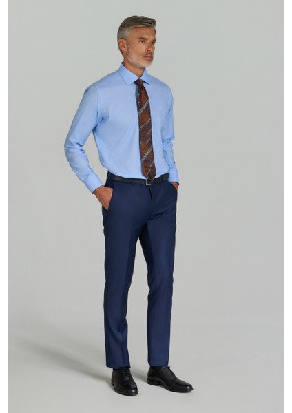 Mavi Regular Fit İtalyan Yaka Cepsiz Erkek Gömlek GMKLS250030_D35 modelleri