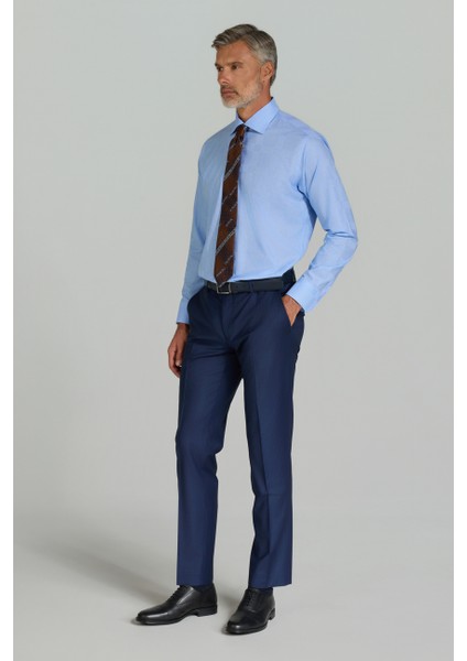 Mavi Regular Fit İtalyan Yaka Cepsiz Erkek Gömlek GMKLS250030_D35 fırsatları