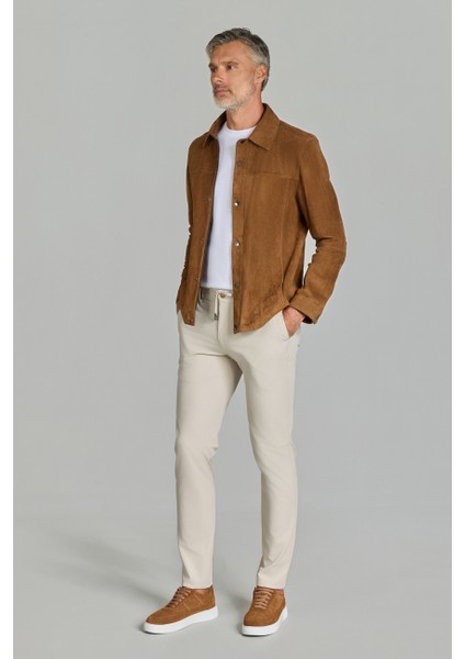 Erkek Açık-Kahve Gerçek Deri Mont DM25Y25001_D10 modelleri