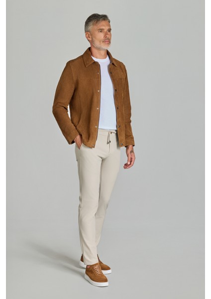 Erkek Açık-Kahve Gerçek Deri Mont DM25Y25001_D10 fırsatları