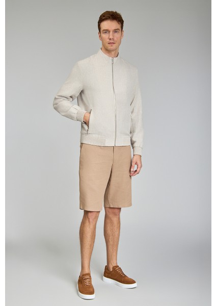 Bej Yazlık Keten Erkek Mont MNT25Y25002_D07 modelleri