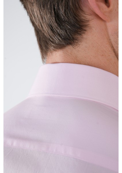 Pembe Uzun Kol Basic Cepsiz Erkek Gömlek GMKLS250014_D29 modelleri