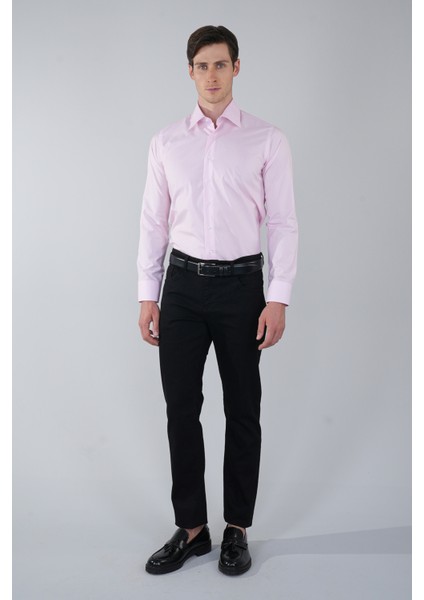 Pembe Uzun Kol Basic Cepsiz Erkek Gömlek GMKLS250014_D29 indirimleri
