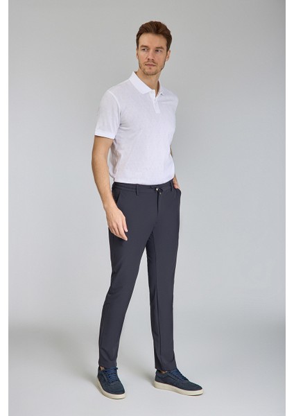 Erkek Lacivert Jogger Cepli Lastikli Rahat Spor Pantolon PNS25Y25101_D39 fırsatları