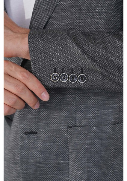 Erkek Platinum Regular Fit Torba Cep Yün Ceket Siyahh PCK25Y25008_D99 fırsatları