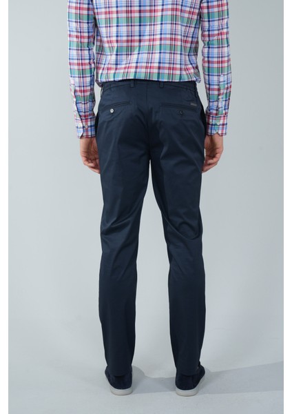 Erkek Lacivert Pamuklu Comfort Lastikli Bağcıklı Spor Pantolon PNS25Y25102_D39 fiyatları