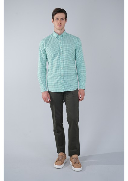 Haki Pamuklu 4 Cepli Erkek Basic Spor Pantolon PNS25Y25104_D49 indirimleri