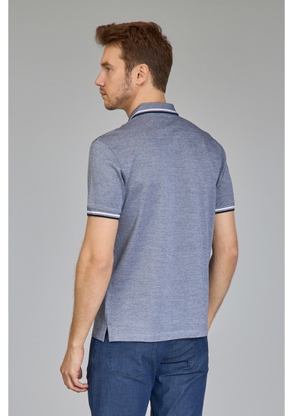 Supima Gömlek Yaka Cool Touch Lacivert Erkek T-Shirt TS25Y25122_D39 fiyatları