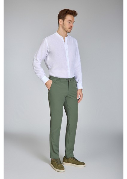 Erkek Yeşil Jogger Cepli Lastikli Rahat Spor Pantolon PNS25Y25100_D47 fiyatları