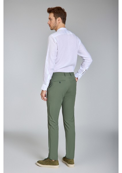 Erkek Yeşil Jogger Cepli Lastikli Rahat Spor Pantolon PNS25Y25100_D47 indirimleri