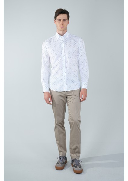 Bej Pamuklu 4 Cepli Erkek Basic Spor Pantolon PNS25Y25105_07 fiyatları