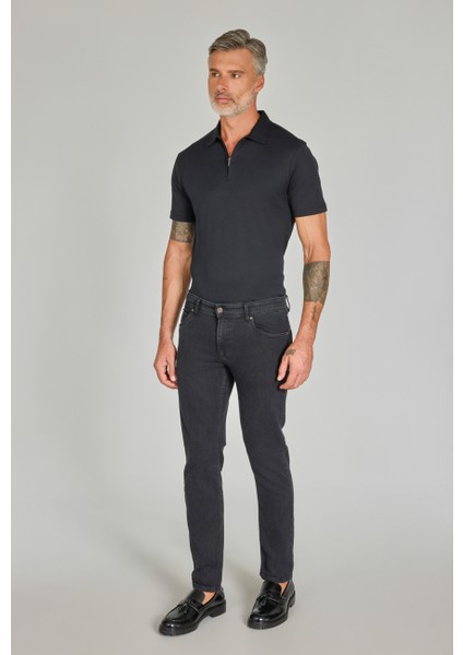 Antrasit Denim Pamuklu 5 Cepli Erkek Pantolon PNJ25Y25103_D58 fiyatları