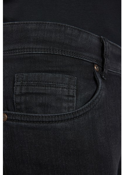 Antrasit Denim Pamuklu 5 Cepli Erkek Pantolon PNJ25Y25103_D58 fırsatları