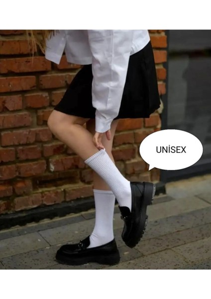 Unisex 6 Çift Tenis Çorabı Erkek Kolaj Çorabı Kadın Kolaj Çorabı Renkli Tenis Çorabı 38-44 fırsatları