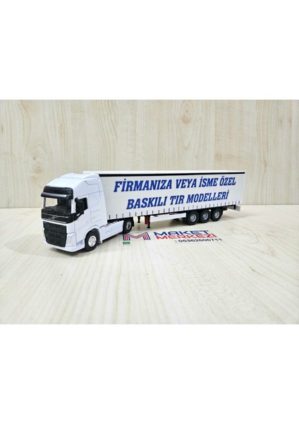 1/64 Ölçek Beyaz Volvo Fh4 Tır Maketi (25 cm Boy)