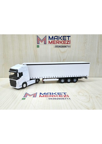 1/64 Ölçek Beyaz Volvo Fh4 Tır Maketi (25 cm Boy) fiyatları