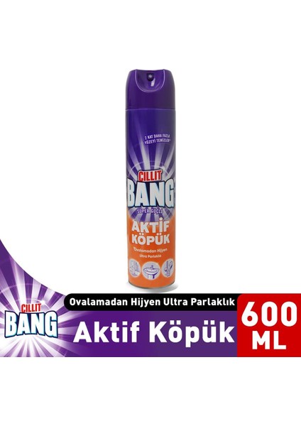 Aktif Köpük Sprey Yüzey Temizleyici 600 Ml