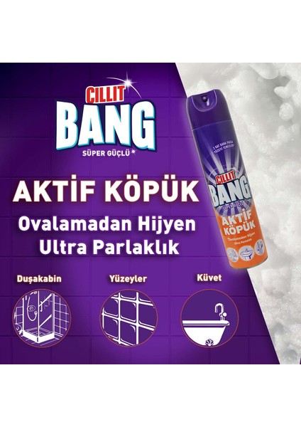 Aktif Köpük Sprey Yüzey Temizleyici 600 Ml modelleri