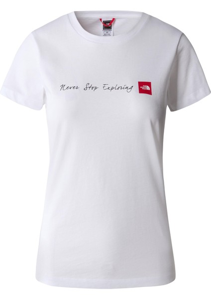 S/S Neverstopexploring Tee-Eu Kadın T-Shirt