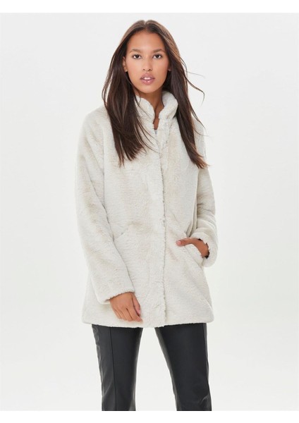 Kadın Bej Pelüş Mont 1545842154 fiyatları