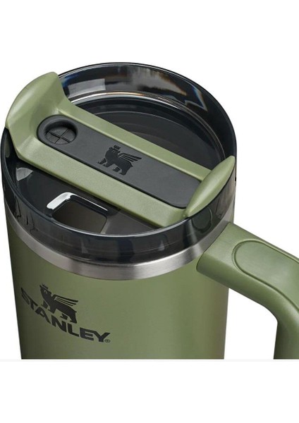 The Quencher H2.O FlowState Tumbler 0.89L 30oz Pipetli Haki Termos.949 modelleri