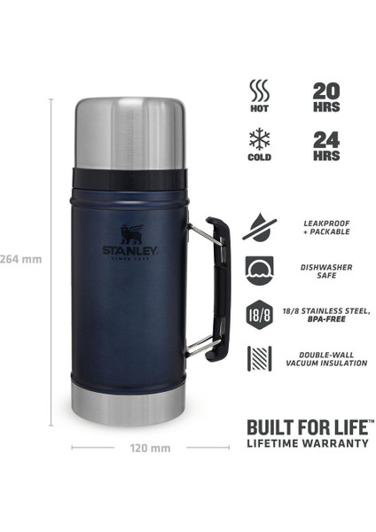 Classic Termos 0,94 L Gece Mavisi fırsatları