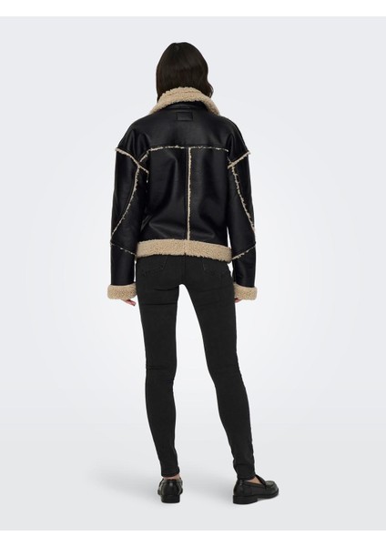 Onlwılma Faux Leath Sherpa Mont 15293010 fiyatları