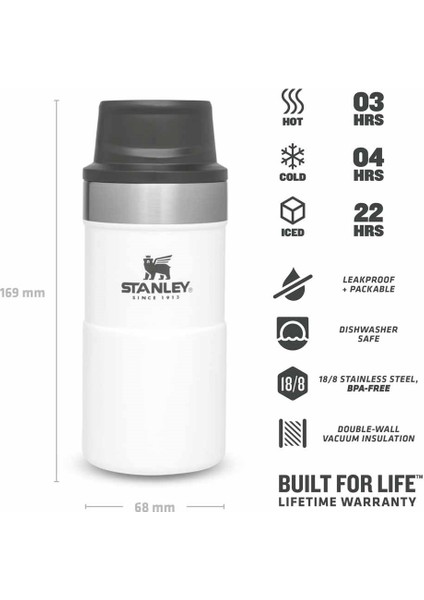 Classic Trigger Action Termos 0,25L Beyaz