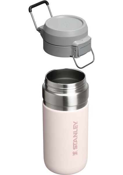 The Quick-Flip Water Bottle 0.47L / 16OZ Rose Quartz Termos Bardak modelleri