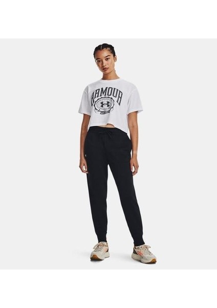 UA Rival Fleece Jogger 1379438-001 KADIN Siyah Eşofman Altı modelleri