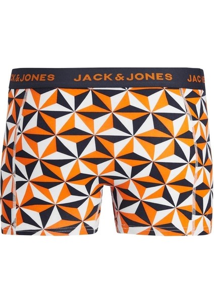Turuncu Erkek Boxer 12250985_JACGEOMETRIC Gems Trunk fiyatları