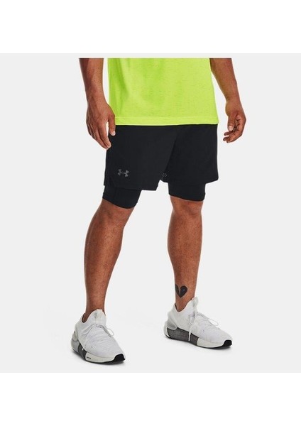 Erkek UA Vanish Dokuma 2’si 1 Arada Şort 1373764-002