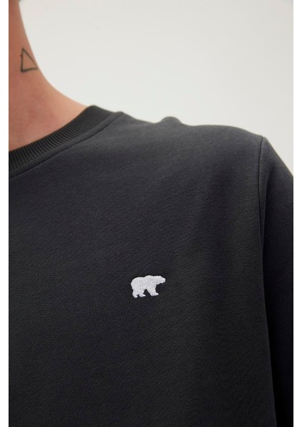 Erkek Füme Sweatshirt Presage Crewneck