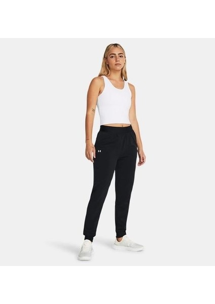 UA Rival Hi Rise Woven Pant 1382727-001 Kadın Siyah Spor Eşofman Altı fırsatları