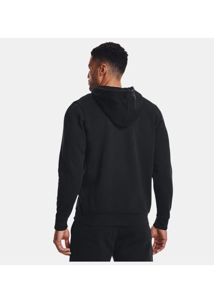 Erkek UA Essential Fleece Tam Boy Fermuarlı Kapüşonlu Üst 1373881-001 fiyatları