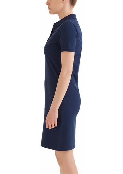 Cs0378 Csc W Basic Polo Ss Dress Kadın Elbise modelleri