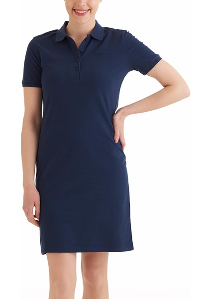 Cs0378 Csc W Basic Polo Ss Dress Kadın Elbise indirimleri