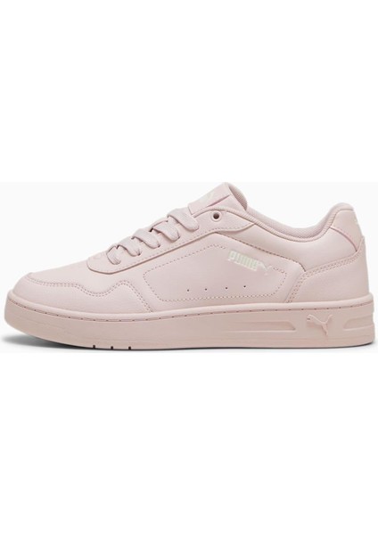 395021 08 Court Classy Beyaz-Mor Gümüş Kadın Spor Ayakkabı