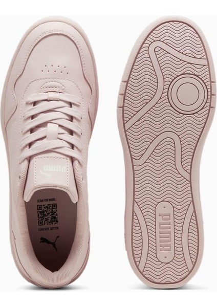 395021 08 Court Classy Beyaz-Mor Gümüş Kadın Spor Ayakkabı indirimleri