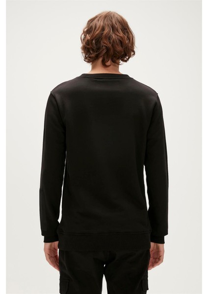 Be Cool Crewneck Erkek Siyah Sweatshirt 23.02.12.025-C01 fiyatları